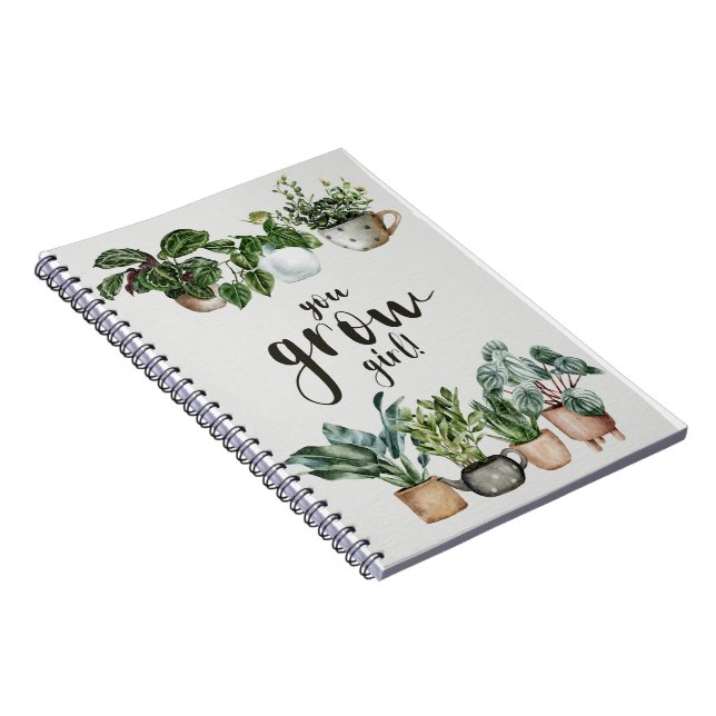 You Grow Girl - House Plant Lovers Notebook (Right Side)