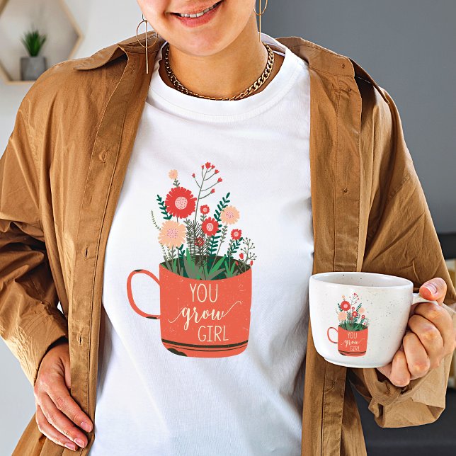 You grow girl Wildflower vintage women's T-Shirt (Creator Uploaded)