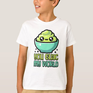 You Guac My World! Cute Guacamole Pun T-Shirt