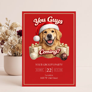 You Guys Getting Presents? Funny Christmas Party Invitation