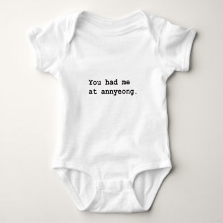 You Had Me at Annyeong Korean K-POP (Couple) Tee