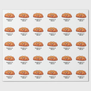 You Had Me at Challah Bread Hanukkah Jewish Wrapping Paper