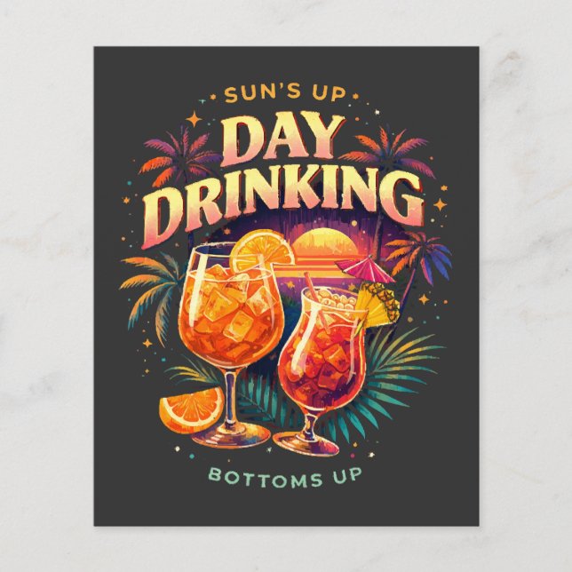 You Had Me at Day Drinking Flyer (Front)