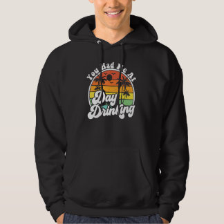 You Had Me At Day Drinking  Retro Beach Summer Mod Hoodie