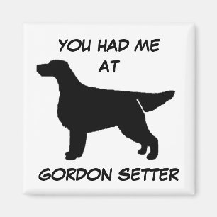 YOU HAD ME AT GORDON SETTER Magnet
