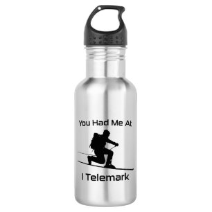 You Had Me At I Telemark Ski 532 Ml Water Bottle
