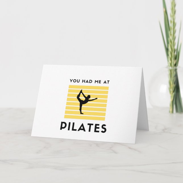 You had me at pilates holiday card (Front)