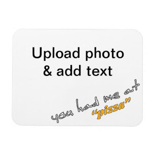 You had me at "pizza" - DIY Fridge Magnet