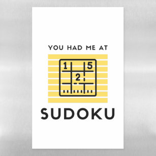 You had me at sudoku magnetic dry erase sheet