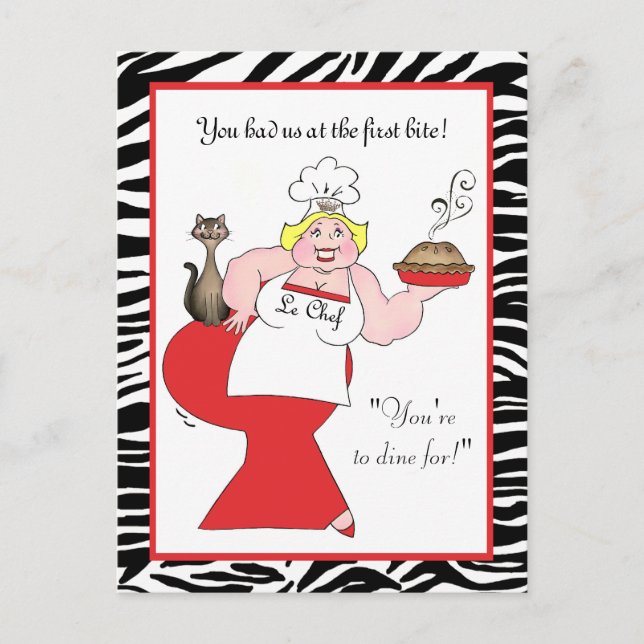 "You Had Us At The First Bite!" Postcards (Front)