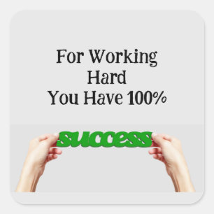 You Have 100% Success Sticker