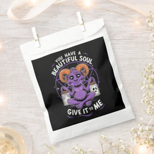 You Have a Beautiful Soul Satanic Baphomet Favour Bags