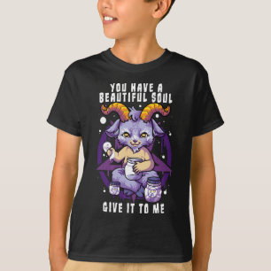 You Have A Beautiful Soul Satanic Baphomet Hallowe T-Shirt