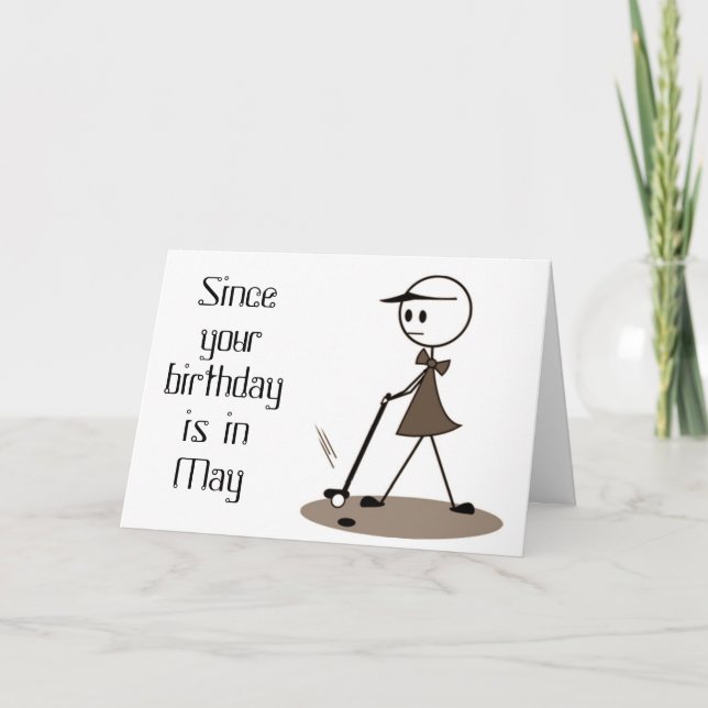 "YOU" HAVE A ***MAY BIRTHDAY*** HOPE IT'S HAPPY CARD (Front)