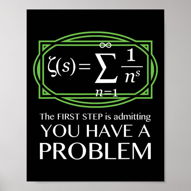You Have A Problem Funny Math Math Teacher Poster (Front)