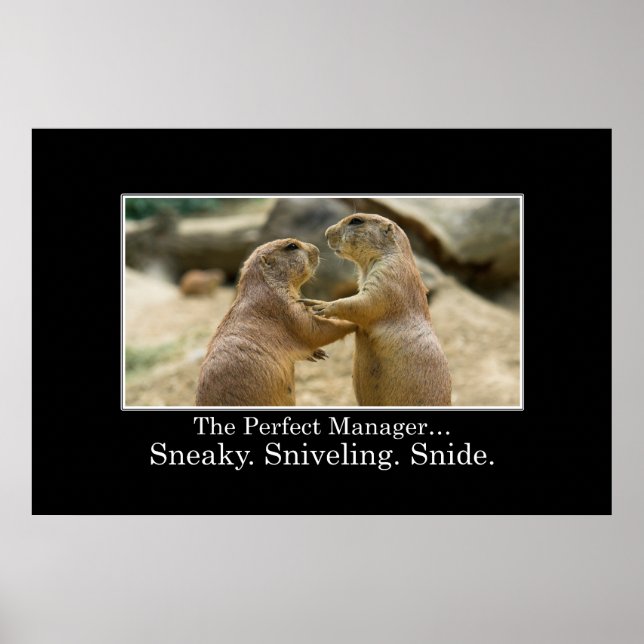 You have all the qualities of a great manager [XL] Poster (Front)