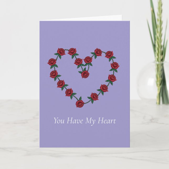 You Have My Heart Holiday Card (Front)