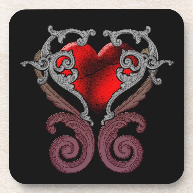 You Have My Heart (Red) Coaster (Front)