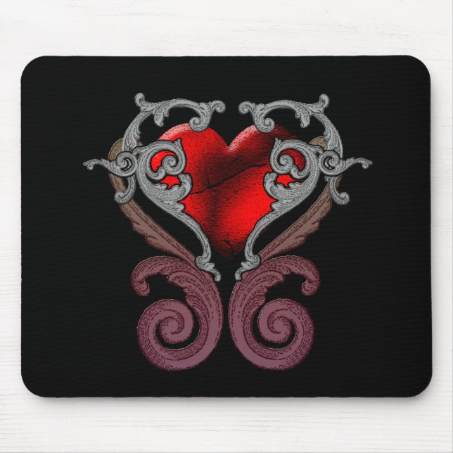You Have My Heart (Red) Mouse Mat (Front)