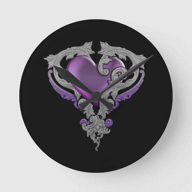 You Have My Heart Round Clock (Front)