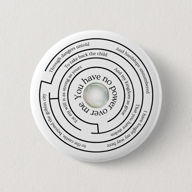 'You Have No Power Over Me' Button (Front)