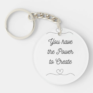 You have the Powe to Create key Ring