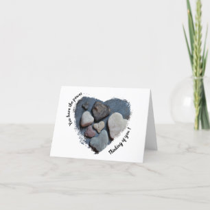 You have the Power-Thinking of U-Heart Rocks Card