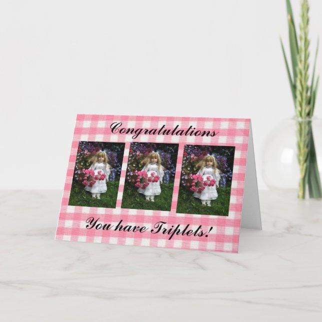 You have triplets card (Front)