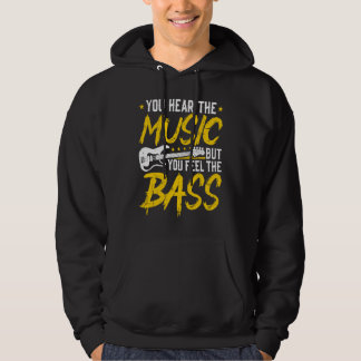 You Hear The Music But You Feel The Bass Vintage B Hoodie