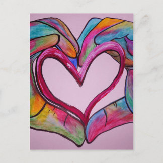 You Hold My Heart in Your Hands Postcard