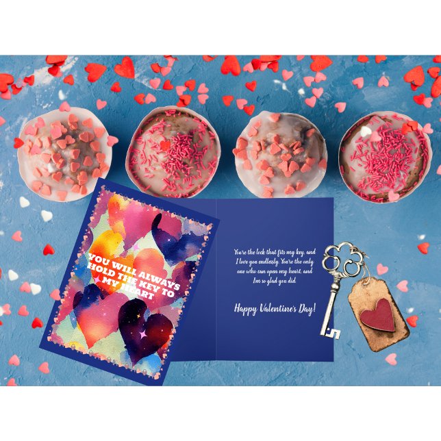 You Hold The Key To My Heart Valentine's Day Holiday Card (Creator Uploaded)