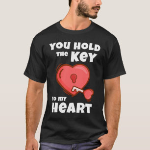 You Hold The Key To My Heart Valentines Day Women T-Shirt