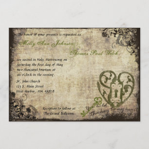You Hold The Key to My Heart Wedding Invitation