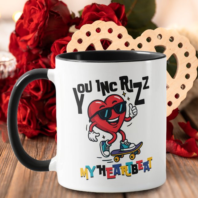 You Inc Rizz my Heartbeat - Valentine’s Day  Mug (Creator Uploaded)