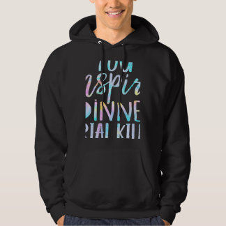 You Inspire My Inner Serial Killer Quote Tie Dye Hoodie