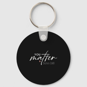 You John 3 16 Bible Verse Christian Faith Quote  Key Ring