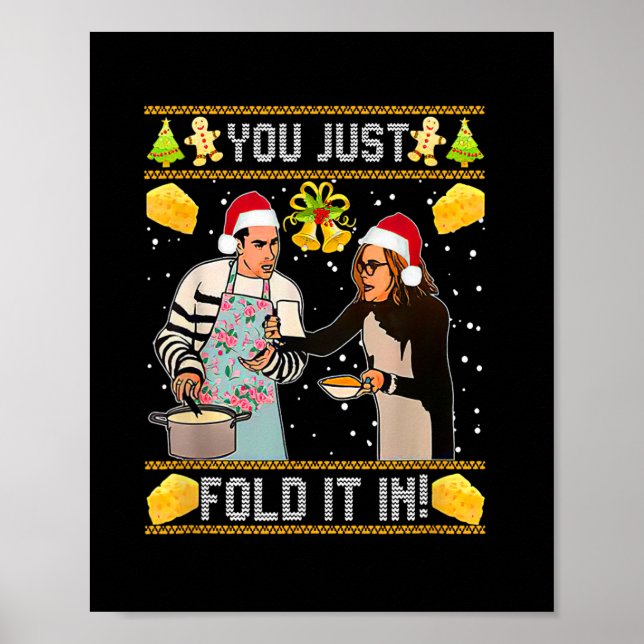 you just fold it in Christmas  Poster (Front)
