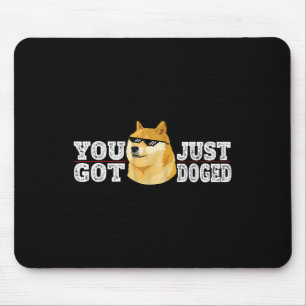 You Just Got Doged Funny D.o.g.e Dept Of Gov Effic Mouse Mat