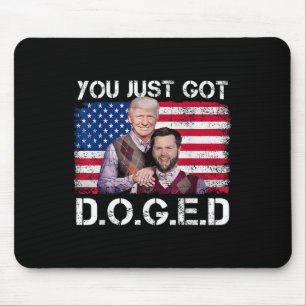 You Just Got Doged Trump Department Of Government  Mouse Mat