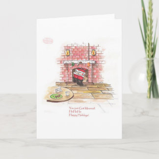 You just Got Mooned HOHOHO Holiday Card