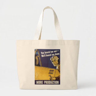 You Knock 'Em Out Large Tote Bag
