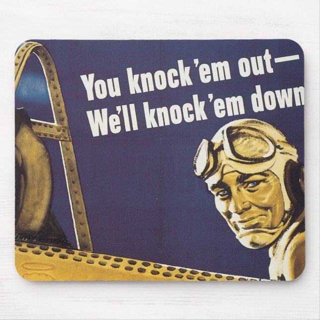You Knock 'Em Out Mouse Mat (Front)