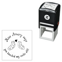 You knocked my socks off teacher's reward stamp
