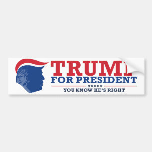You know he's right - ReTrumplican.png Bumper Sticker