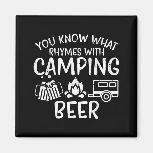 You Know What Rhymes With Camng Funny Camper Dad M Magnet