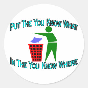 You Know Where Classic Round Sticker