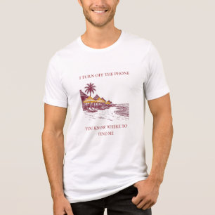 You Know Where To Find Me Retro Luxury Beach Tri-Blend Shirt