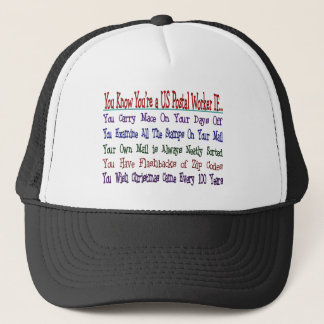 You Know Your a POSTAL WORKER IF Trucker Hat