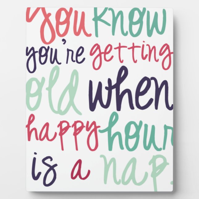 you know your old plaque (Front)