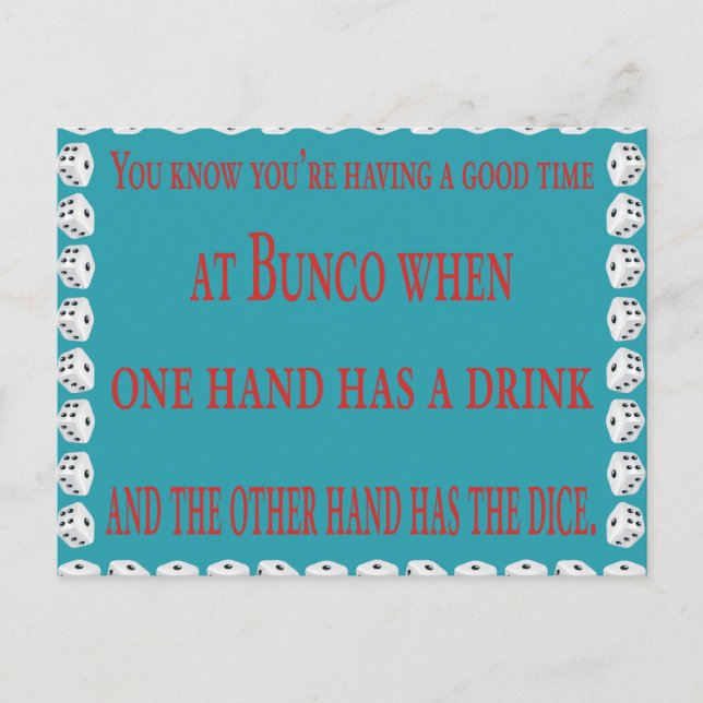 you know you're having a good time postcard (Front)